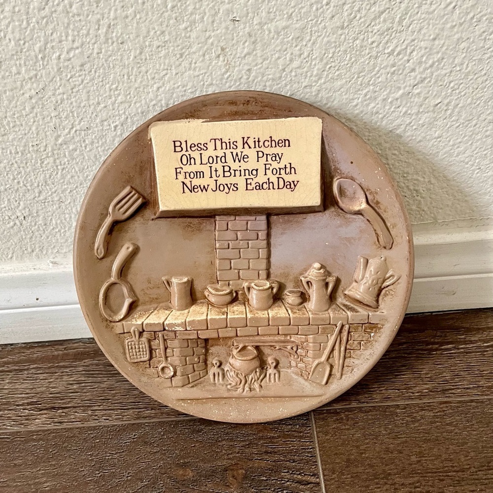 Ceramic Decorative kitchen prayer plaque - Picture 7 of 7